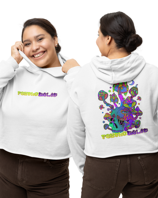 Psychodelic Cropped Hoodie